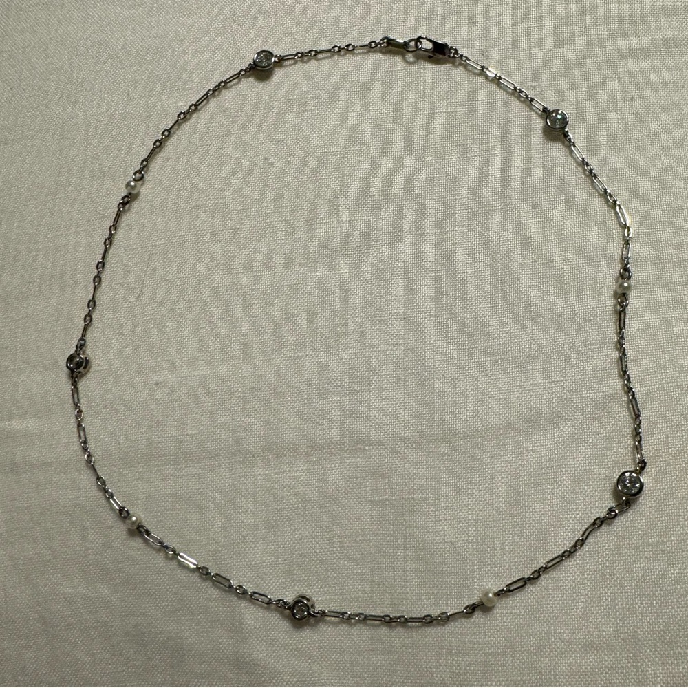 Ralph Lauren silver tone Amalfi Coast choker necklace